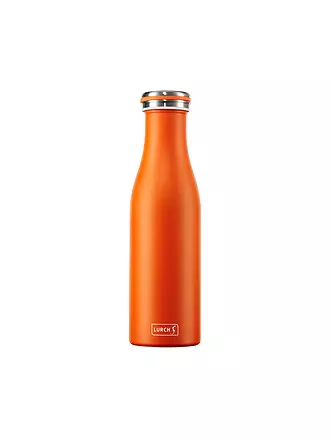 LURCH | Bouteille isotherme - Bouteille thermos en acier inoxydable 0,5 l Orange | 